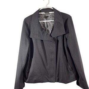 Dana Buchman Long Sleeve Gray Jacket